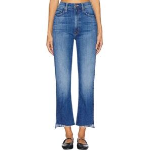 MOTHER High Waisted Rider Ankle Step Fray Loafers And Lassos Jeans Size 27 NWT
